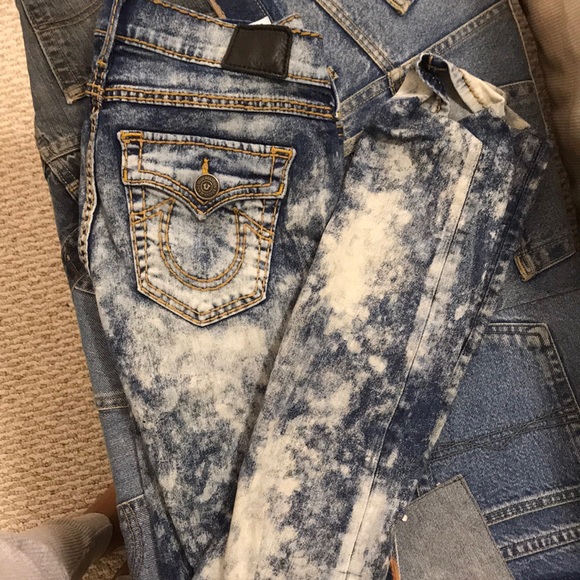 true religion acid wash jeans